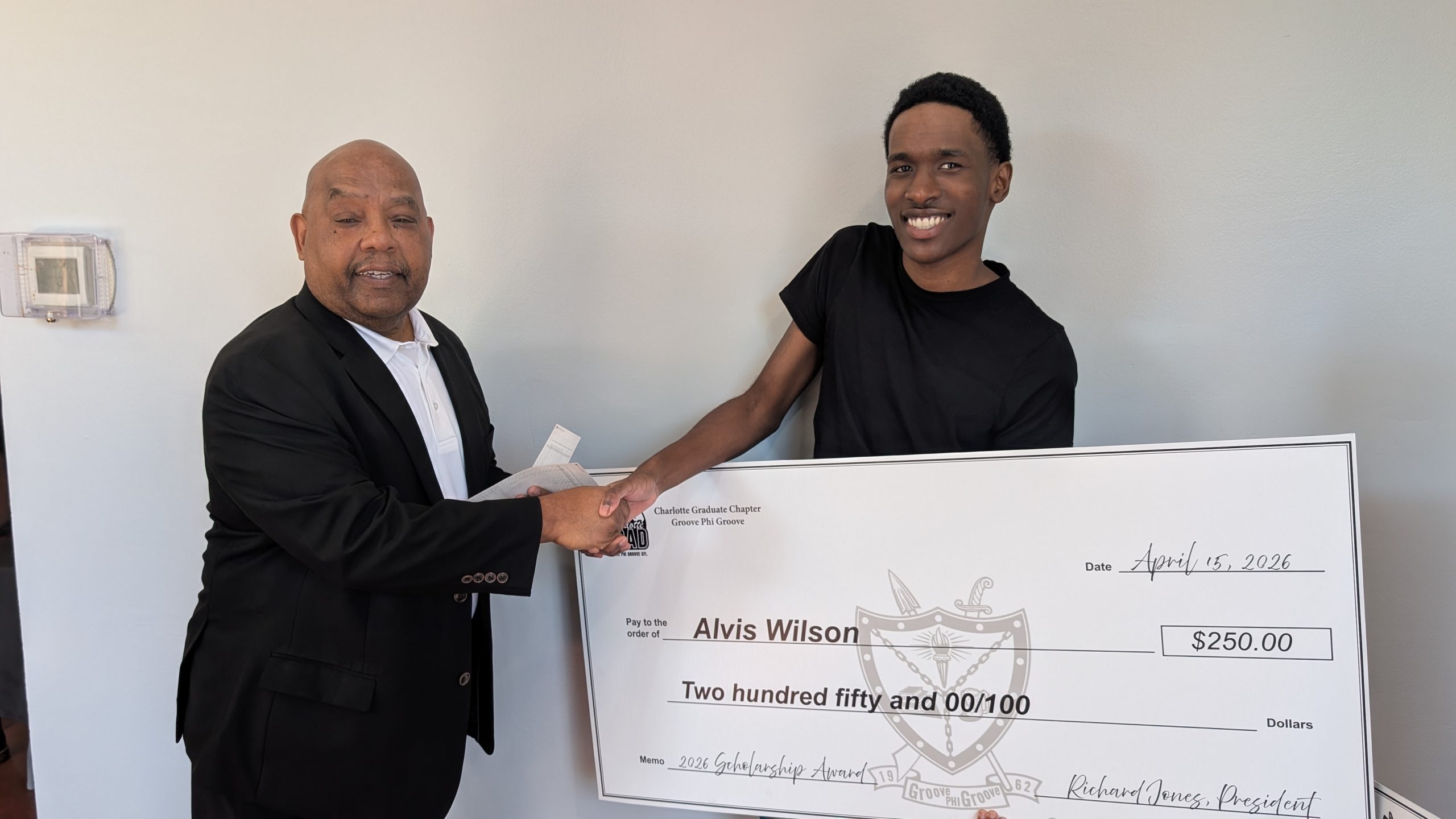 Alvis Wilson, Spring 2026 scholarship recipient