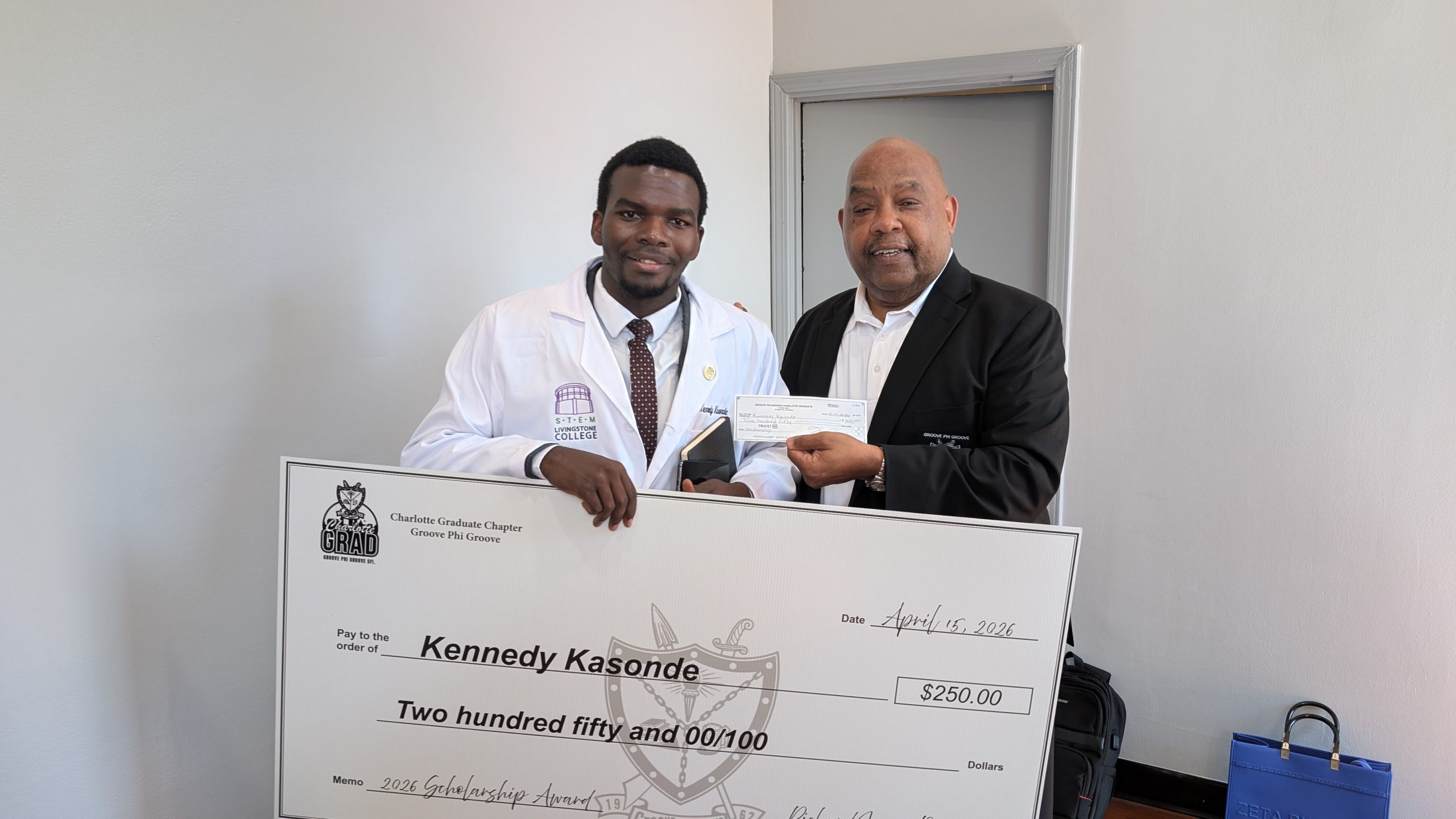Kennedy Kasonde, Spring 2026 scholarship recipient